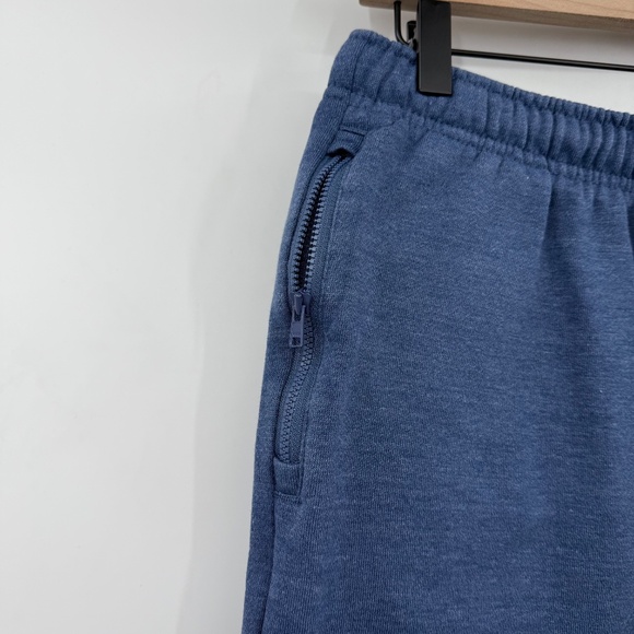 US Polo Assn Joggers Men Medium Blue Fleece Sweatpants Pony Elastic Drawstring - Picture 4 of 12